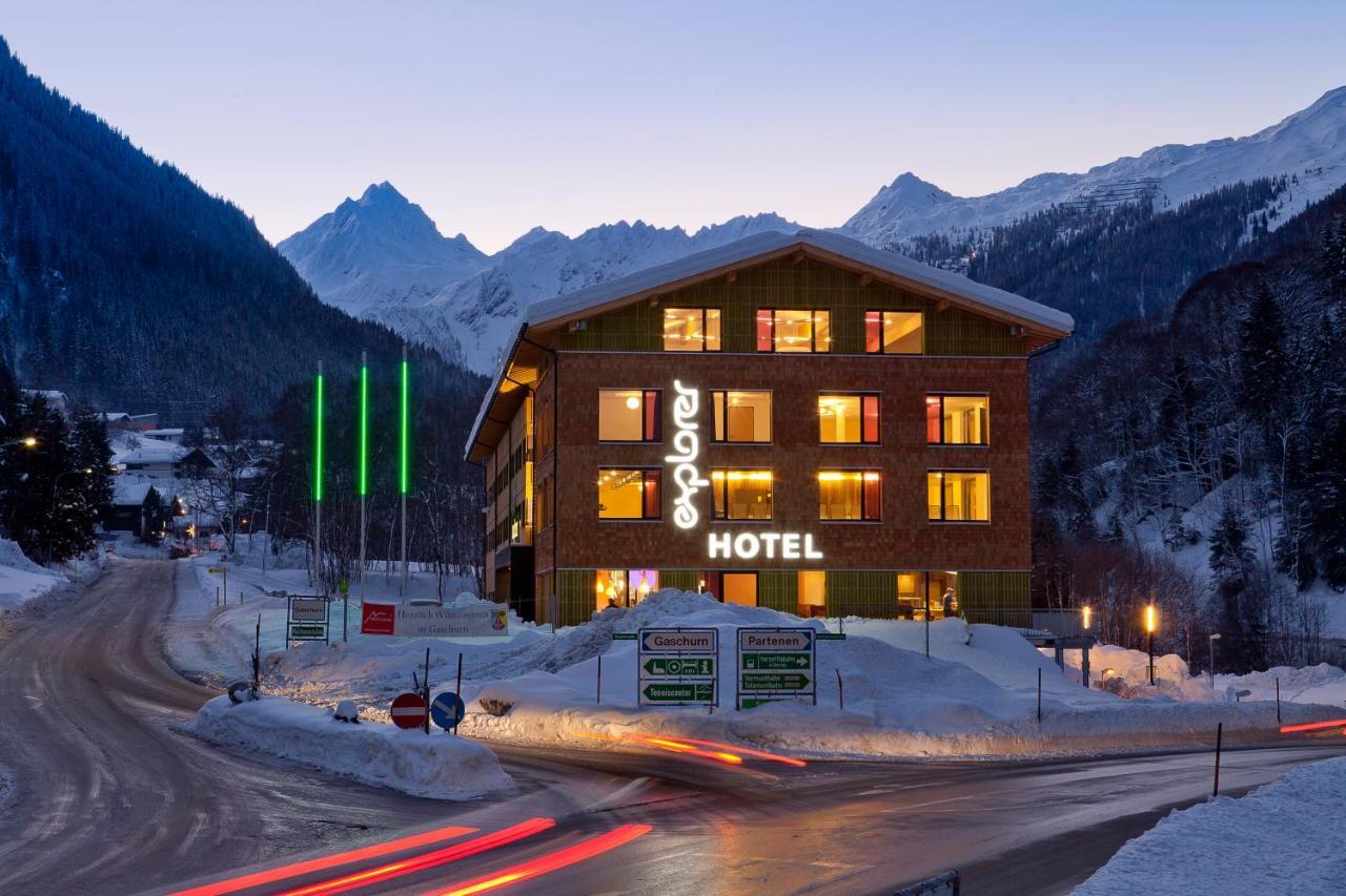 Explorer Hotel Montafon Gaschurn Esterno foto